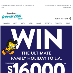WIN a family trip to L.A. valued at $16,000!