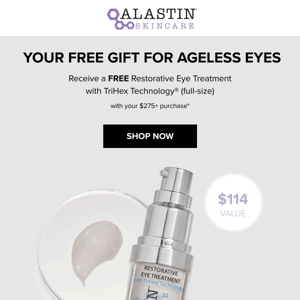 Your FREE Gift: "Best Anti-Aging Eye Cream" 🏆