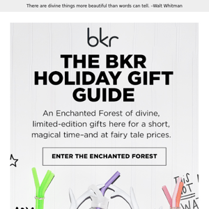 Just Dropped: Holiday Gift Guide–Enter the Enchanted Forest.