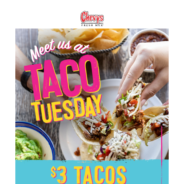 $3 Tacos are Calling Your Name!