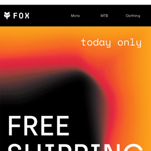 TODAY ONLY: Free Ground Shipping