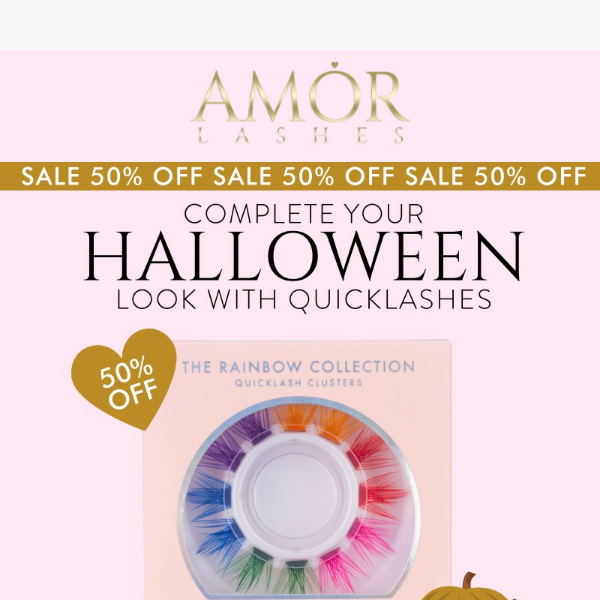 Shop HALF PRICE rainbow clusters this Halloween 🎃