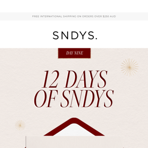 12 Days Of SNDYS | Day Nine Offer 🎄