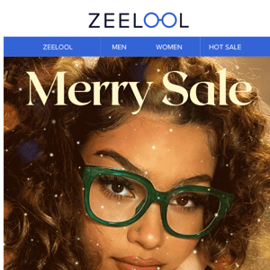 Zeelool X Christmas, killer glasses up to 90% off