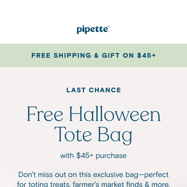 Last chance to snag your free bag