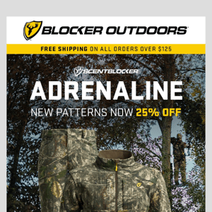 Save 25% Off Adrenaline Now In New Patterns