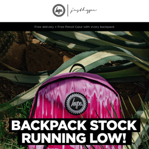 ⚠️ATTENTION! Backpack Stock Running Low! 🚨