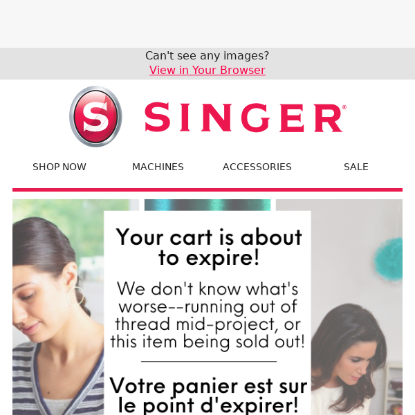 Votre panier expirera bientôt | Your Cart Is About to Expire!