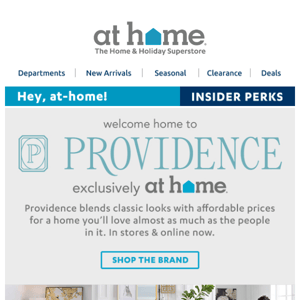 Welcome to our new brand, Providence