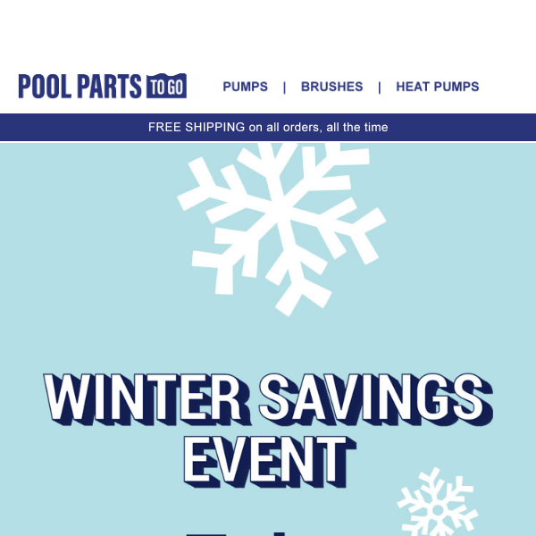 Winter Savings Event Starts Now ❄️