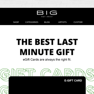 Last-minute win: Gift Cards 🎁