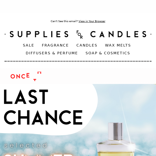 LAST CHANCE Summer Inspired Fragrance Oils! ☀️🌴