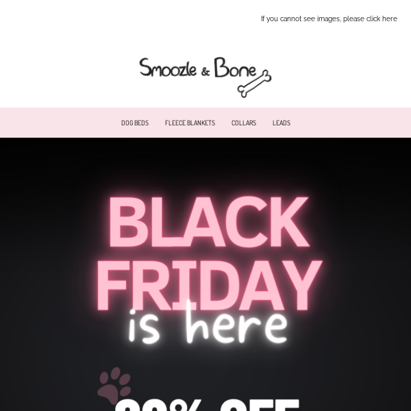 Black Friday 20% Off Everything! 🐾