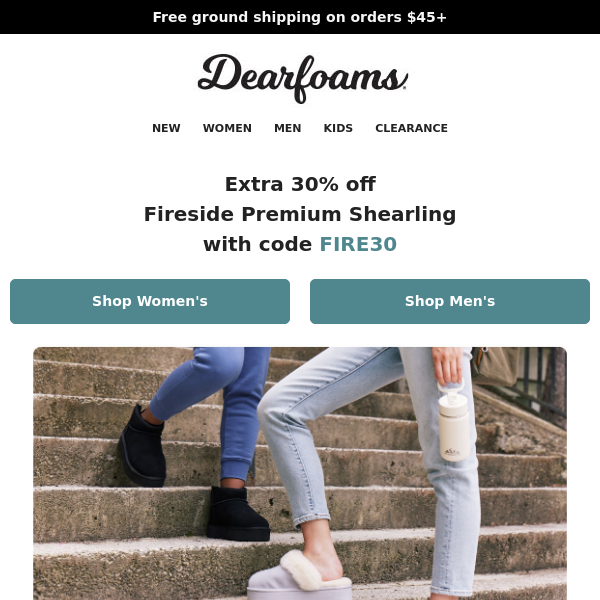 Quality Without Compromise—30% off Fireside Premium Shearling