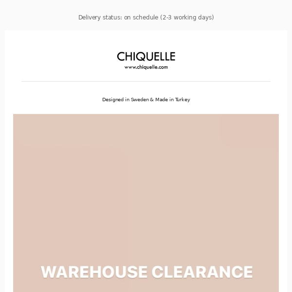 WAREHOUSE CLEARANCE: 60% OFF ENTIRE STORE!!