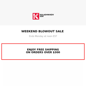 KUSA: Weekend Blowout Sale