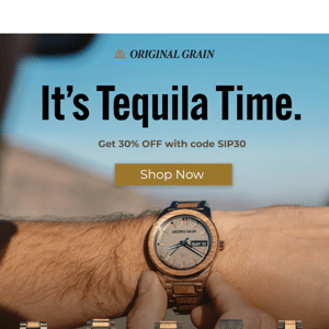Celebrate tequila with 30% off