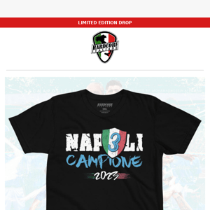 New Napoli 2023 Champions Tee 🏆⚽