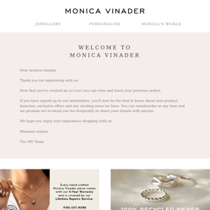 Welcome to Monica Vinader