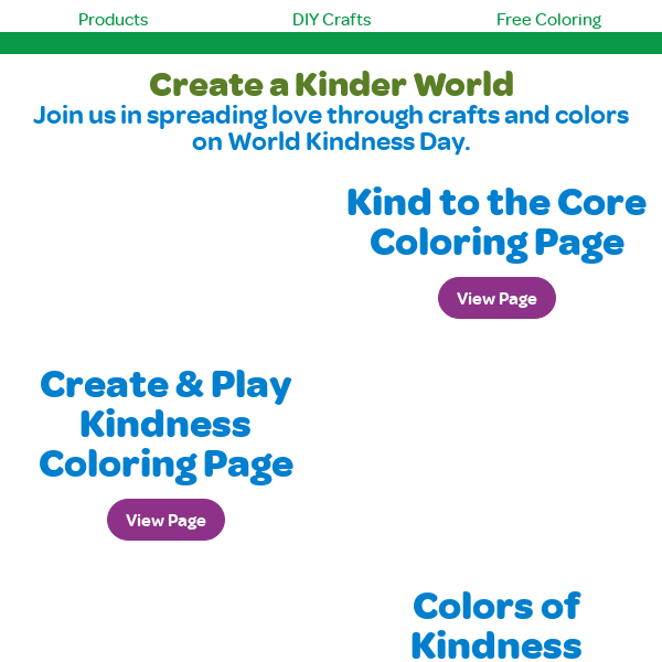 World Kindness Day: Craft & Color with Purpose!