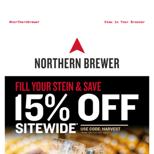 15% Off Creating Your Own Biergarten