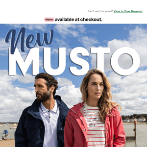 NEW MUSTO: Sail into spring with Musto's new range