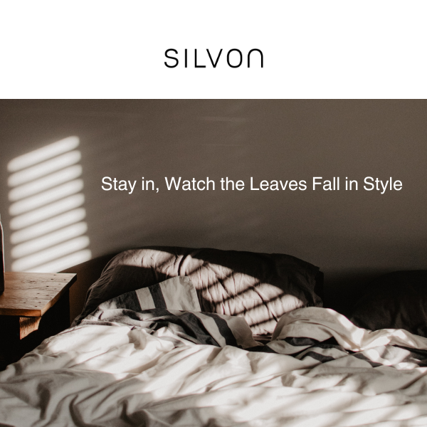 Experience the Perfect Fall Evening with Silvon's Luxurious Sheets 🍂