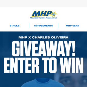 MHP x Charles Oliveira: Enter for a chance to win! 🥊