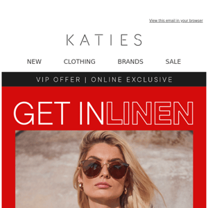 WOW! All Katies Linen $15*