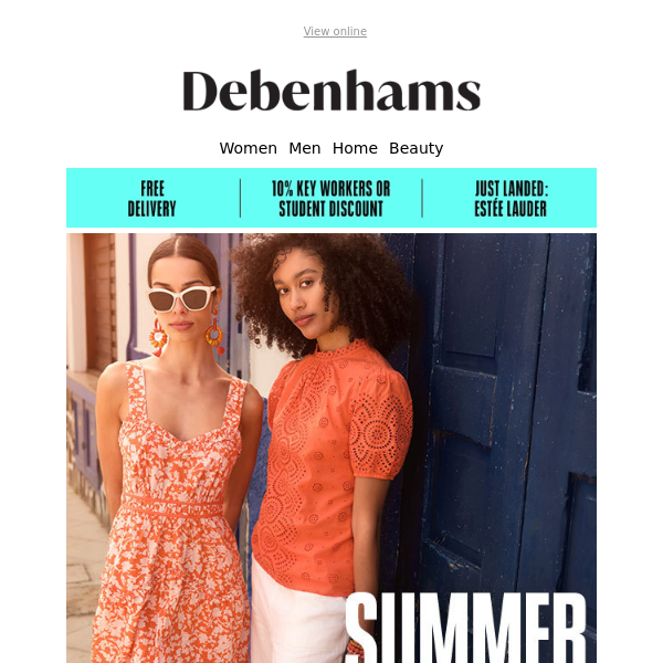 Holiday on the horizon? Find what you need at Debenhams