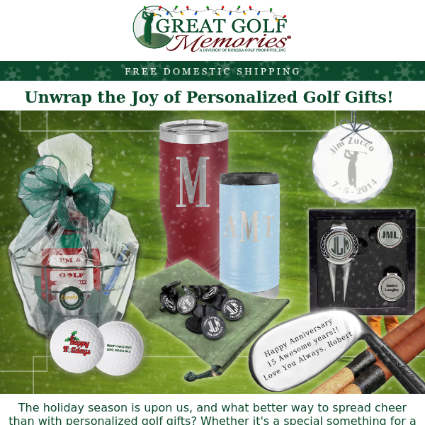 ⏰ Last Chance for Custom Golf Gifts! 🏌️‍♂️🎁