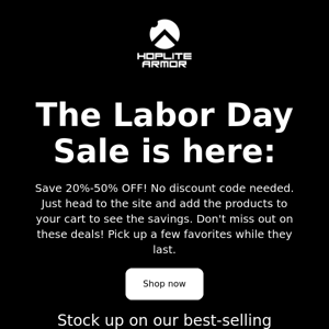 Save Up To 50% On Our Labor Day Sale! Shop Now! Don't Miss Out!