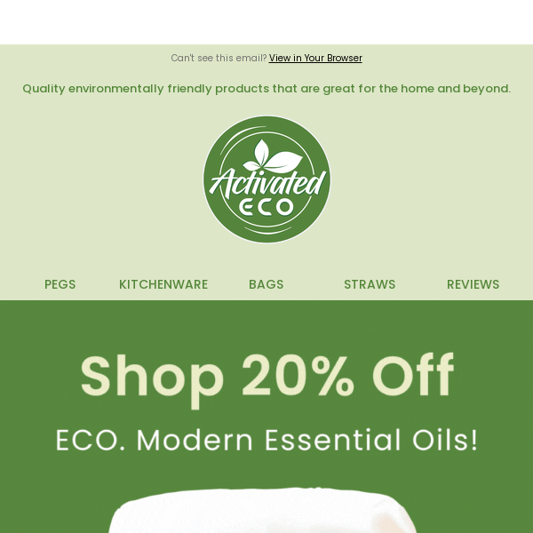 🌿 20% OFF Eco Modern Essential Oils! ✨