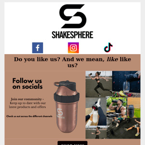 Follow us on Socials!