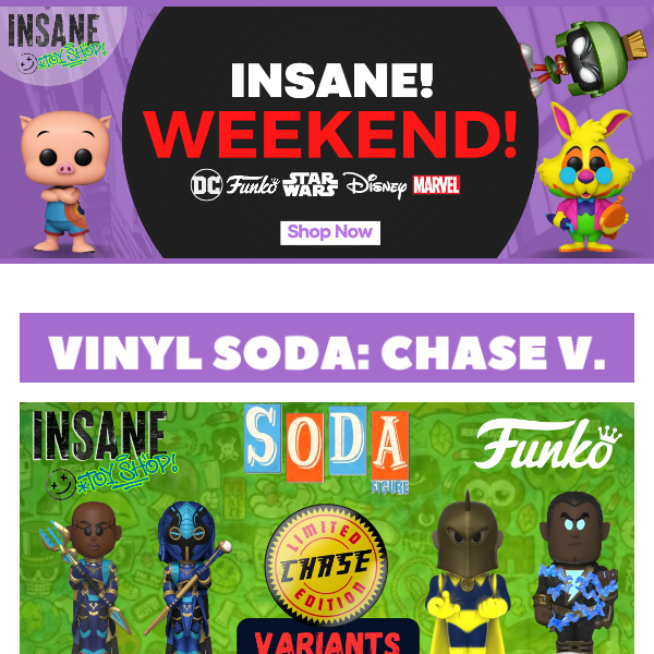 🥤Chase SODA's now up + 🌌Star Wars Darth Maul + over 170 vaulted items were added!