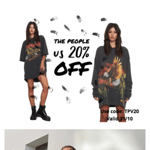 The People VS ⚡ 20% off