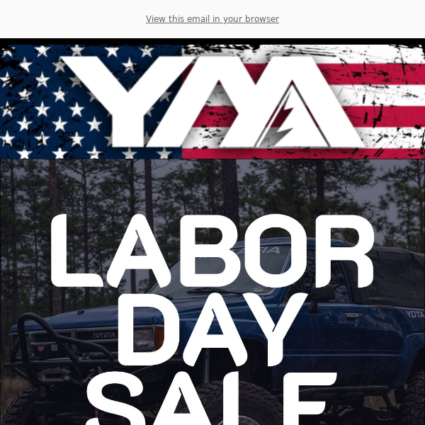 YotaMafia | Labor Day Sale Extended Through Wednesday!