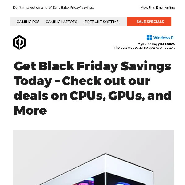 ✔ Get Black Friday Gaming PC Deals Today