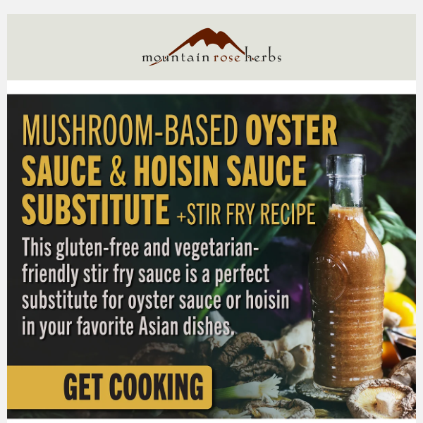 Veggie Stir Fry Recipe with Mushroom "Oyster" Sauce