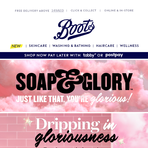 Soap & Glory on Buy 1 Get 1 FREE🔥
