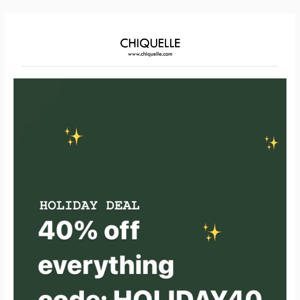 SALE ✅ 40% OFF ENTIRE STORE!