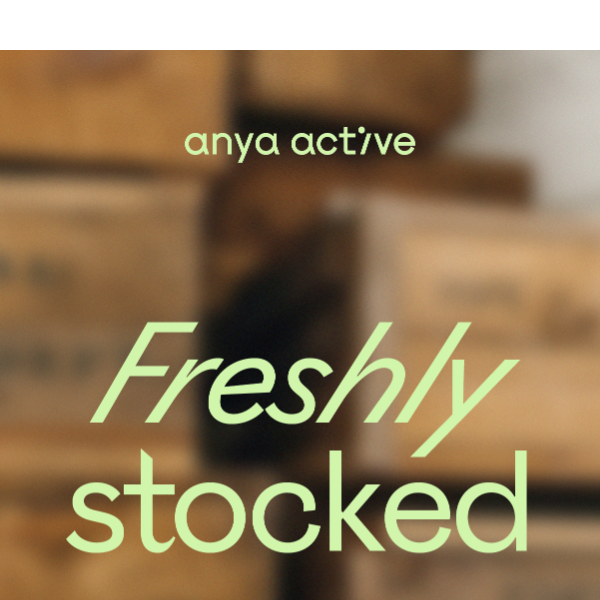 Hey Anya Active Singapore, the bestsellers are back