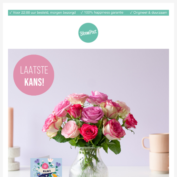 💞 Laatste kans: shop je Moederdag cadeau