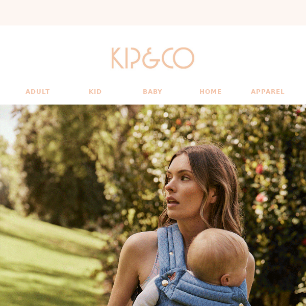 portier x Kip&Co 🦋 the chicest baby carrier is here!