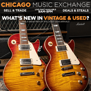 Our Vintage & Used Arrivals Contain the Perfect Guitar For YOU, !
