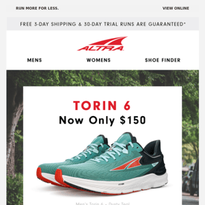 Torin 6: Now at $150!