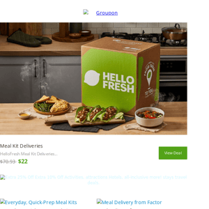 Save on HelloFresh Meal Kit Delivery!