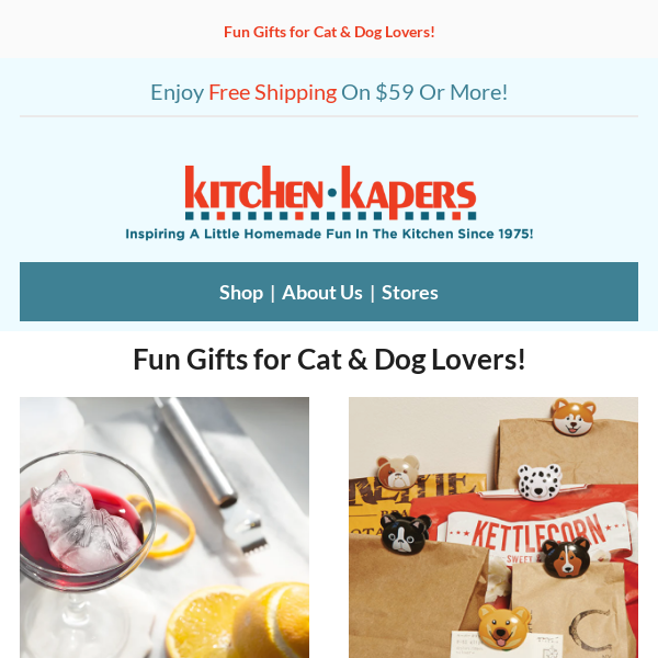 🎄🐈🐕🎁 Great gifts for cat & dog lovers.