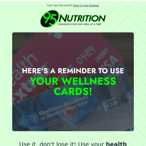 Reminder: Use Your Wellness Cards! ✅