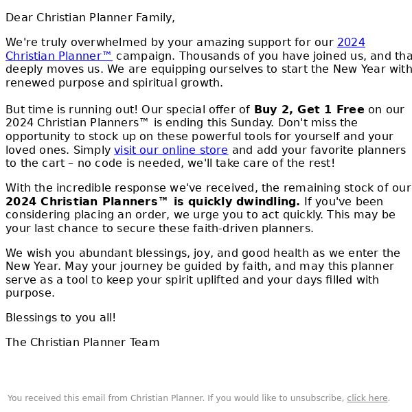 Blessing Upon Blessing 2024 Family Planner | DaySpring